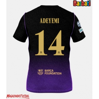 Barcelona Karim Adeyemi #14 Tricou Fotbal Replică 2026-27 Barbati Deplasare
